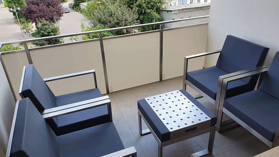 MRK-Mira Comodo rozsdamentes kerti bútor garnitúra