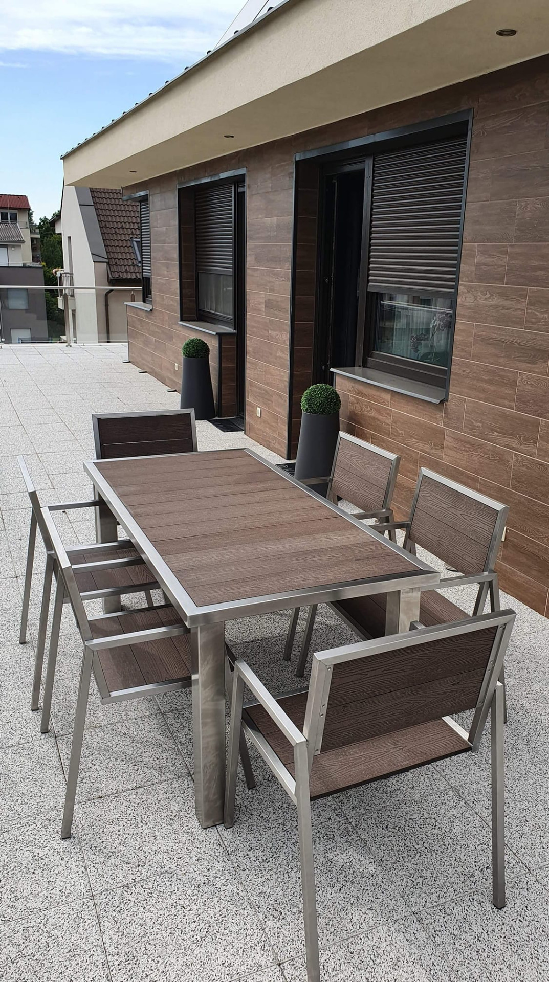 MRK-Mira Vario rozsdamentes kerti bútor garnitúra