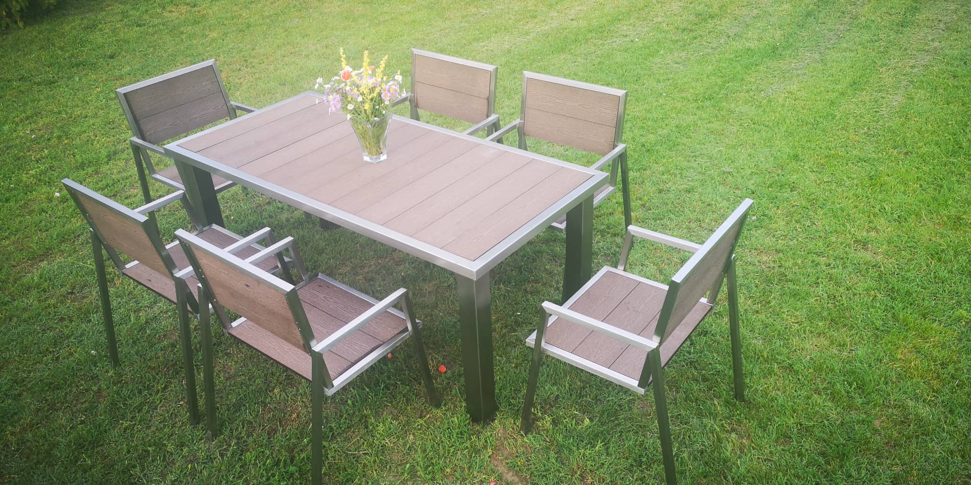 MRK-Mira Vario rozsdamentes kerti bútor garnitúra